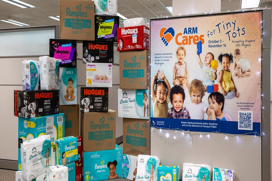 ARM Employees Donate Diapers to Local Charity